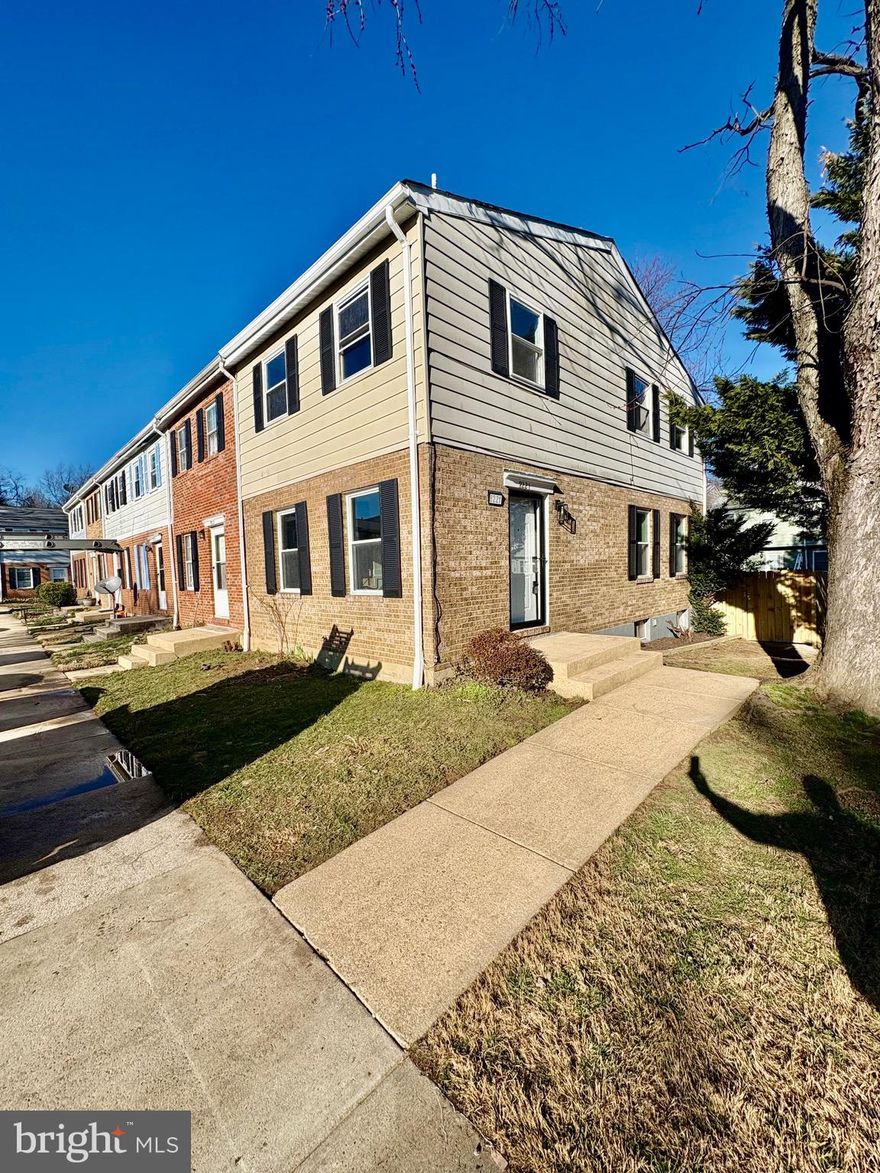 The most beautifully renovated home currently available in Stillmeadows, this stunning end-unit townhome has been completely transformed from top to bottom with thoughtful upgrades and designer finishes throughout.

With 3 bedrooms and 2 full bathrooms this home offers a rare combination of modern design, flexible living space, and high-end upgrades on every level.

The heart of the home is the show-stopping gourmet kitchen, featuring top-of-the-line appliances, sleek finishes, and generous workspace for cooking and gathering. The open main level flows seamlessly into a light filled living room highlighted by a custom media wall with fireplace and ambient backlighting, while adjustable lighting throughout the home allows you to set the perfect mood in every space.

The brand-new finished basement expands the home’s versatility with additional living space ideal for a media room, lounge, home office, or guest area, complete with its own full bathroom.

As an end unit, the home enjoys extra windows and natural light, creating a bright and airy feel throughout. Outside, the newly landscaped yard with a brand-new privacy fence provides a welcoming and private outdoor space to relax or entertain. Personal assigned parking and abundant guest spaces adds everyday convenience for you and your visitors.

Ideally located in Severn, the home offers quick access to major commuter routes and nearby shopping and dining. Seven Oaks Shopping Center and Severn Square Shopping Center are just minutes away, with additional retail, restaurants, and entertainment at Arundel Mills Mall. Outdoor recreation is close by at the Patuxent Research Refuge, offering miles of trails and nature experiences. The location also provides easy access to Fort Meade, major commuter routes, and the broader Baltimore–Washington corridor.

With its extensive renovation, designer features, and premium end-unit setting, this home easily stands among the most beautifully finished properties in the community. Move-in ready and designed to impress.