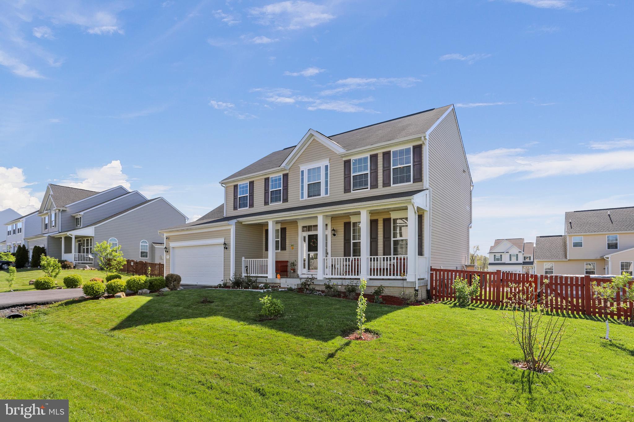 Want to know what's awesome about living in Hedgesville? It's a historic little town with great schools and just minutes to metro areas (MD, VA, PA) and home to the 20,000+ Sleepy Creek wildlife management forest. Both city conveniences and wilderness areas are just a short drive away. So take a look at this immaculate Hedgesville home - a 4 BR 2.5 BA colonial - move-in ready. All freshly painted with new CoreTec flooring on main level and stairway - beautiful as wood but lots easier to care for. Formal dining/ living room and island kitchen with open flow into breakfast room and family room. The fenced back yard has been transformed into a summer vacation spot with brick pavers, two gazebos, wooden decks, above ground pool and gorgeous landscaping (over 200 flower bulbs, fruit trees- Peaches, Apples, Cherries, Pears, sweet Lilac and Magnolia trees, a great variety of roses, or flowering shrubs like rhododendron, azaleas, majestic light lime hydrangeas, and aromatic french lavenders. There's a growing green fence (Emerald Green Arborvitae) that will provide more privacy as it matures. Plus three raised garden beds to grow your own organic vegetables and fruits. There is a full unfinished basement that is plumbed for an additional bathroom and waiting for your personal touch. Tour this beauty and bring all your offers. Be sure to check the virtual tour to walk through home, see floorplan and measure rooms. There's a home warranty as well for one less thing to worry about. Vacation at home this 2020 summer, let's close on this beauty first week of June.