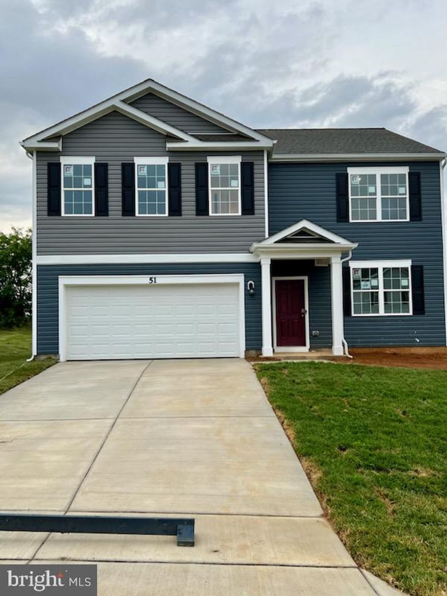 IMMEDIATE DELIVERY!!!! Stunning Hayden Model Home with 5 Bedrooms, 3 Full Baths, Loft, and Much More! Welcome to your dream home! The Hayden model offers the perfect blend of spacious living and modern design, making it an ideal choice for families and those seeking versatile living spaces. This home boasts five generously sized bedrooms, providing ample space for your family or guests. With three full bathrooms, mornings and evenings become stress-free affairs. The loft area is a versatile space that can be transformed into a playroom for kids, a cozy study nook, or a relaxing retreat. The open floor plan seamlessly connects the kitchen, family room, and living spaces, making it perfect for hosting gatherings and entertaining. The kitchen features a spacious island with stunning granite countertops, adding both functionality and style to your culinary experience. Offering convenience and accessibility, this home includes a first-level bedroom, catering to various lifestyle needs. Need a dedicated workspace? This home has an extra room that's perfect for an office or study.  Say goodbye to clutter with ample storage space throughout the home. The stone foundation adds to the home's curb appeal, making a lasting impression. The generously sized garage with an opener offers space for your vehicles and additional storage.