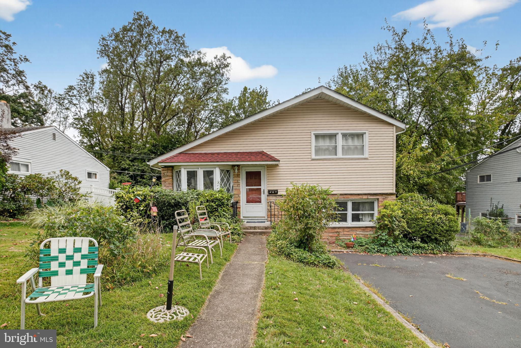 Welcome to 204 Cowbell Road in desirable Willow Grove! This charming 3-bedroom, 2-bathroom split-level home offers incredible potential in the sought-after Upper Moreland School District. The spacious layout features a finished basement complete with a bar, perfect for entertaining, and a cozy family room showcasing beautiful exposed beams that add wonderful character and warmth. Step outside to enjoy the enclosed patio overlooking an expansive backyard, ideal for gardening, play, or relaxation. While this property needs some TLC, it offers exceptional value with its generous square footage, prime location, and unique architectural details. The split-level design provides excellent separation of living spaces, and the large lot offers endless possibilities for outdoor enjoyment. This is a fantastic opportunity to customize and create your dream home in a well-established neighborhood with excellent schools and convenient access to shopping, dining, and major commuter routes.