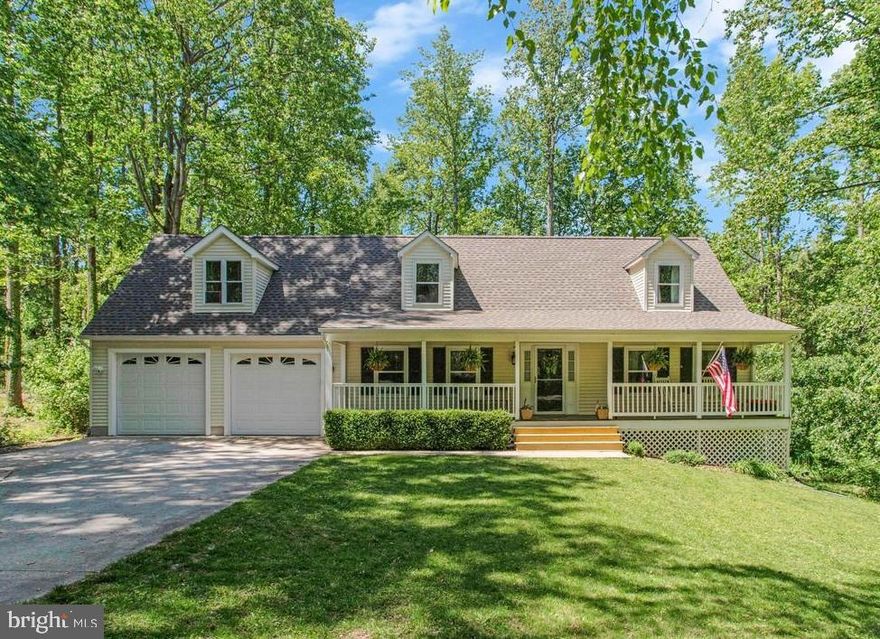 Attention *LIFESTYLE BUYERS * MANY Updates and Upgrades to this Charming Cape Cod nestled on a private, tree lined lot.  Featuring a Full-Length front porch perfect for relaxing.  Home has been entirely Re-Modeled since 2016 including but not limited to: All new Double - Hung Windows 2016  * New Doors 2016 * Finished Lower Level with 2nd Full Kitchen and Island * Porcelain "wood-look" Tile on Main Level * Large Primary Suite above the garage with Dual WICs and Primary BA with Double vanities * New Kitchen Appliances 2020* Quartz Countertops and Cabinets new in 2021 * New Roof 2022 * Lower Level has LVP * Large Deck off the Back - Great for entertaining. Surrounded by mature trees, the setting provides both privacy and a peaceful, nature filled backdrop -ideal for those seeking a quiet retreat while still being within the reach of everyday conveniences.  Plenty of space to spread out in this home and BEDROOMS are BIG! 2 HVAC systems * 

LIVE THE SALT LIFE YEAR ROUND!!  Less than 1 Mile to the Chesapeake Bay   Enjoy all the Twin Beaches have to offer * Amazing Restaurants * Public Beaches * Marinas * Fishing Piers * Multiple Boardwalks * Rod N Reel Resort and Spa * Slots * Discover the Chesapeake and North Beach way of life! Easy commute to DC / Annapolis/Baltimore and JT Base Andrews * Fantastic Neighborhood has Walking/Bike Paths * Tot Lot * Basket Ball Court * Sport Fields * GREAT SCHOOLS * Prior Day Notice for Appts *