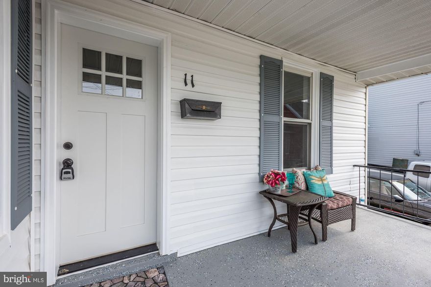 Priced to sell with easy access to MARC Train! Must see in person, high end finishes, wide-plank hardwood floors, new roof, all new modern lighting, stainless steel appliances, white shaker kitchen cabinets, granite and marble back splash. All new wiring and plumbing permitted through Frederick County.  3 gorgeous full bathrooms including a rare full bath and bedroom on main level. Master suite has barn door entry to private bath and full 'walk-in' closet. Bedrooms are spacious with all new carpet. All doors replaced, sump pump recently installed, heating element in water heater replaced. Home Warranty included with acceptable offer! Enjoy your private back yard oasis, newly painted front porch with scenic views of mountains and downtown Brunswick community.