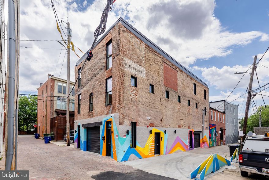 Welcome to your new home in this bright 1-bedroom apartment in the heart of the Station North Arts and Entertainment District of Baltimore! Located on the 3rd floor of this newly redeveloped, historic building, you will take advantage of plentiful natural light throughout the apartment. The unit has artful features including custom tile backsplash, new hardwood floors, all new kitchen appliances, and washer/dryer. The building features dynamic mural art, interior mailboxes, intercom access control to the building with key FOBs and controlled package delivery systems, and a bike storage room (bike storage access is available upon request, as space is limited). Lease duration of 1 year. Water included. Renter is responsible for gas, electric, and internet/cable. No smoking of any kind inside the apartment. No pets. $30 per month building trash service fee.