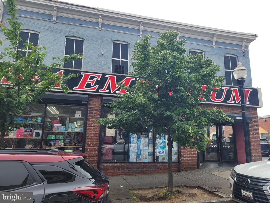 This HUGE Commercial Property boasts a thriving business on the first floor that conveys with the property. It also has the potential for residential space up to 3 apartments on the second level which is currently being utilized as storage for the store. 
Many businesses on East Monument Street are now converting the upper levels into residential and office space so this could be a huge bonus for any investor's portfolio.
If you want a turnkey business with the possibility to expand, make us an offer!!!