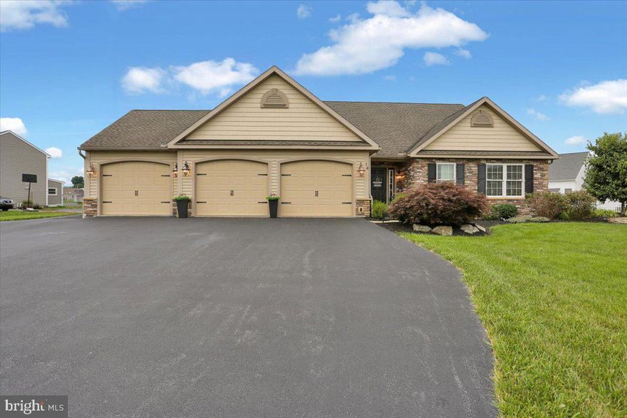 Entering this home is like a breathe of fresh air. Meticulously maintained inside and out. Not a detail missed while the building process. Open concept ranch home situated on a larger lot in the Willow Crest subdivision in Fleetwood Schools. Entering the front door is an extra wide hallway leading into the open family room with vaulted ceilings and gas fireplace. The kitchen has antique white cabinets, Updated countertops, island and A large add on pantry. Sliding glass door leads outside to a stamped concrete patio and shed with electric. Master bedroom suite with walk-in closets on one side of the home and two additional bedrooms on the other side with a common bath. Full basement With stairs leading up to the garage. Central vacuum , ADT security and goes on and on make your appointment today have your opportunity to own one of Fleetwoods finest homes.