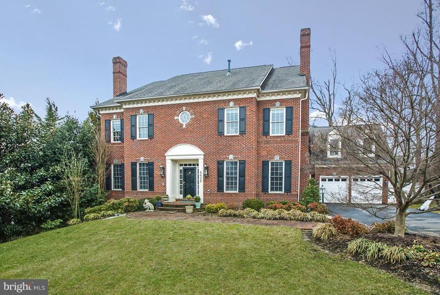 Stunning Colonial! Elegant and spacious formal forms perfect for entertaining. Chef's kitchen with breakfast bar, casual dining area, butler's pantry, desk nook, adjacent to family room with fireplace and direct access to deck. 6BR/5BA including master bedroom suite with sitting room and guest suite with full bath. Spacious recreation room, huge deck, garden and two car garage!