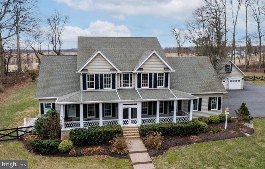 Pristine! Immaculate!! Paradise found!!  Welcome to your personal retreat! You will absolutely love this custom built home nestled away in rural Harford County.  The unbelievable views at sunset are the things dreams are made of.  You will fall in love from the moment you walk through the front door. The heart and soul that was poured into every detail of this home shines through.   The 3 zone HVAC system is only 2 years young. Extensive hardscape completed in 2023. The gourmet kitchen offers a Subzero Fridge as well as a Wolfe cooktop and double oven. The Butler's Pantry offers tons of pantry space as well as a built-in icemaker.....perfect for those days entertaining by the saltwater pool.  Enjoy a relaxing soak in the primary jetted tub, step onto the heated floor, grab your clothes from the California Closets, and enjoy the fireplace in the primary bedroom.  Summer nights you can step onto the deck off the primary and gaze at the stars.  The detached garages (24x32 & 24x30)  offer lots of storage on the second levels. Sellers will be offering right of first refusal to new homeowners for 3977 Street Road. This beautiful 2.10 acre adjoining lot, perced for a standard septic system,  offers loads of  opportunities for future use.