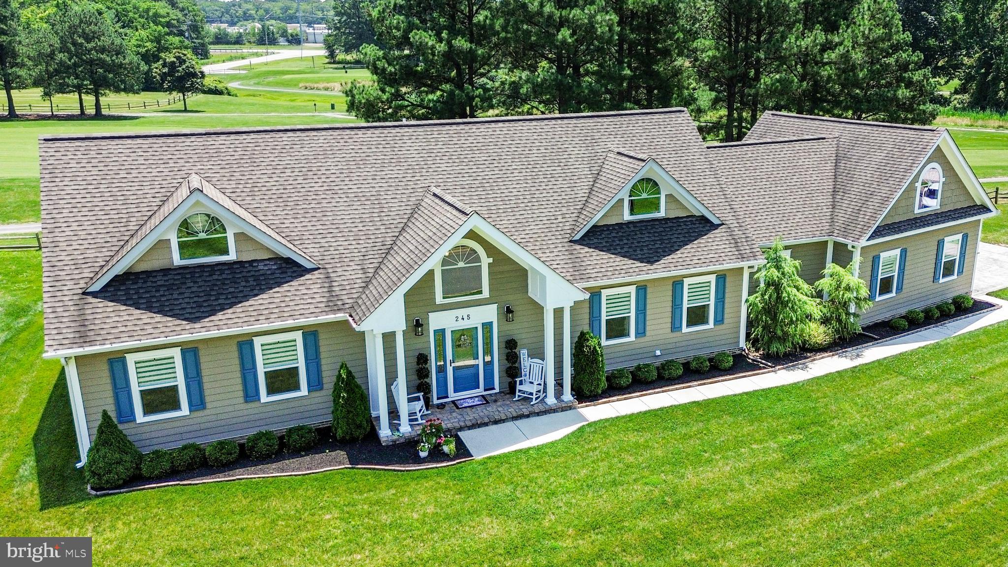 OPEN HOUSE SUNDAY JUNE 27th 1-3 PM.......................................................................Absolutely beautiful, 5 year-old home in water-privileged community. Over 4400 sq.ft. on two levels (tax record in wrong) with 5 BR and 3.5 BA. Main floor primary bedroom with 2 WICs and private BA. Wood-look tile floors throughout main level. Kitchen with double wall ovens and island cooktop overlooks family room with electric fireplace. Breakfast bar, casual eating area and separate dining room. Four oversize bedrooms with WICs, and two full BAs on upper level. Office area, half-bath and laundry room off kitchen. Huge mudroom leads to 2 car garage and bonus room over garage (Pool table in bonus room conveys with house). Sunroom with gas fireplace overlooks golf course. Screened-in porch leads to fenced backyard. Four heat/cooling zones. HOA paid thru 2025. Slip at community dock reserved and paid through 2025. 25 ft SeaRay Dancer also for sale separately.