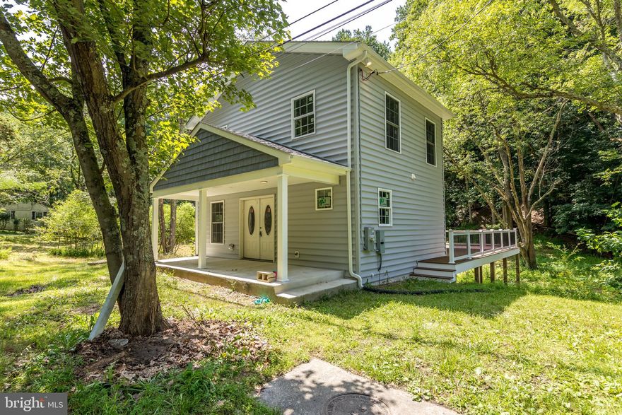 Charming Farmhouse Style Home with Unique Investment Potential!!  Situated on over 3 acres and just a stone's throw away from the scenic Rocks State Park, this property presents a rare and exciting opportunity for savvy buyers and investors alike. Take advantage of this golden opportunity to own your dream home and/or potentially gain over $50k+ in profit. The project, initiated around 2018, has already seen significant construction/renovation completed with premium materials promising a truly remarkable finished product (Carolina style bead siding, PlyGem windows, durable composite decking, stunning oak hardwood floors, etc.) The basic needs for finishing is flooring, baths, appliances, etc.  The second bathroom upstairs has been roughed in for a half bath, but the flexible layout allows for easy conversion to a full bath if desired. The property features spacious rooms,  an open layout with clear site lines from front to back, convenient main level laundry room making household chores a breeze,  grand double entry front door, a covered porch and expansive  wrap-around deck offers picturesque views of the beautiful yard, which backs onto a private, tranquil expanse of trees.  The close proximity to  Rocks State Park as mentioned offers  nature enthusiasts and outdoor adventurers easy access to hiking, picnicking, and immersing yourself in nature's beauty all year round. Don't miss this incredibly rare opportunity to make this house your home, or capitalize on the investment potential and finish the project for substantial profit.