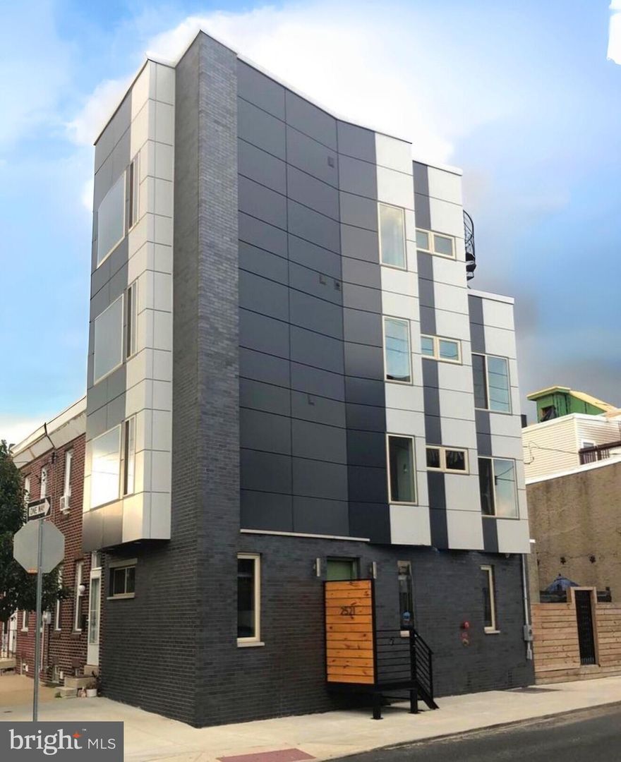 Use the Sellers' Preferred Lender and receive a Seller Credit of $7500.00 and a further Lender Credit of $2500.00 Most major Buyers Programs Available.
 Majestic 4 story End of row Townhome. 5 yrs young with tax abatement until 2031. This architectural gem has it all to offer. Entry Level: Ultra Modern European Style Kitchen with Stainless Appliances , built in pantry, ceramic electric cook top, over size deep sink and  more. 1st Upper Level: Full Bath with tub and shower , nice size bedroom with huge closet with built in organizers. 2nd Upper Level: Laundry washer and Dryer, Full bath with walk in shower, another nice size bedroom with full closet. 3rd Upper Level : Full bath with amazing multi port walk in shower. Large room with electric fireplace, could be Bedroom or Family room. Exit on top level to spiral staircase to the amazing full roof deck. House has full security systems with cameras. Amazing roof deck great for entertaining amazing view of river holiday fireworks.