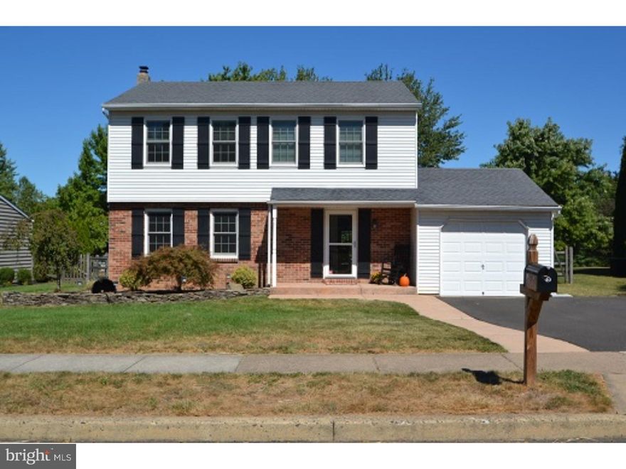 Grand Opening in the popular community of Wynmere Downs !  Wonderful Colonial with many special upgraded features: upgraded kitchen with stainless steel appliances and granite!, custom back splash, large pantry, natural wood cabinetry with wine storage and tile floor. Main Bedroom with walk-in closet and custom bathroom. Renovated hall bathroom, spacious bedrooms and lots of storage.  Finished basement with wood and stone walls.  Unfinished space for additional storage.  Newer water heater and HVAC systems.  NEW WINDOWS THROUGHOUT !   Neutral d cor, wainscoting in foyer and move in condition.  Covered porch and fenced in rear yard with stamped concrete patio and walkways.  Conveniently located to shops, schools, major highways.  Hatboro-Horsham School District.