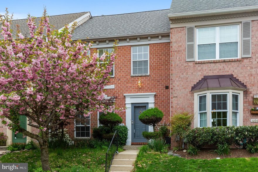 Adorable brick front townhouse.  Convenient location. Deck overlooking backyard wood views!  Freshly painted with major upgrades, new HVAC  12/2018. Stainless steel appliances. Move in ready