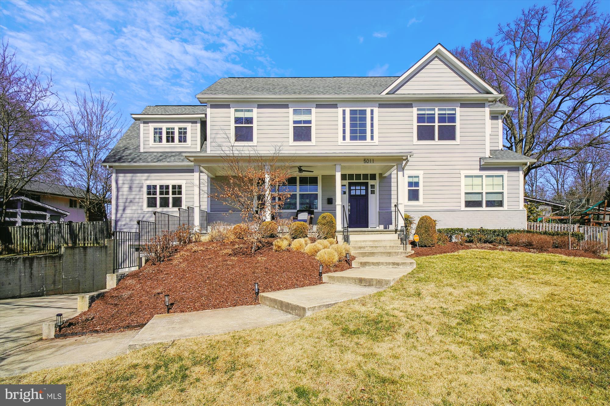 **Sellers will consider offers as they are presented as of 5pm, Sunday (3/9)** Charming and spacious home rebuilt in 2018 with modern features – A Must-See!
Welcome to this meticulously designed home, offering the perfect blend of comfort, style, and functionality.
Large open floor plan designed for both relaxation and entertaining. The thoughtfully crafted kitchen features modern finishes, including quartz countertops, high-end stainless steel appliances, and plenty of cabinet space. Gather around the kitchen island or enjoy family meals in the adjacent breakfast area with a large dining table. The spacious family room boasts a cozy fireplace and sliding door access to the patio, perfect for indoor-outdoor living. The living room, also with sliding door access to the patio, creates additional space for gatherings. A bright and airy home office is perfect for remote work, and a convenient powder room rounds out the main level.
Upstairs, you'll find a versatile landing space ideal for a play area or reading nook. The primary suite is a retreat, featuring a large walk-in closet, a sitting area, and a luxurious en suite bathroom with double sinks and a walk-in shower. Two additional well-sized bedrooms share a full hall bathroom, also with double sinks. The recently updated upper-level laundry room offers plenty of storage and pull-down stair access to the attic.
The lower level is a fantastic recreation space, featuring LVP flooring, double closets with an organized system, and access to the oversized garage. A fourth bedroom provides flexibility for guests or additional family members. An updated full bathroom and additional storage spaces—including a utility room with a second refrigerator, 2nd laundry area and a closet under the stairs—ensure plenty of room for storage.
From the detailed crown molding throughout most of the home to the 1-car garage with an EV charging station, this house is full of thoughtful touches. The custom stone patio with a built-in gas grill is perfect for outdoor entertaining, while the fully fenced rear yard offers privacy and space for relaxation. Professionally designed landscaping enhances the home's curb appeal, and you'll have Easy access to local parks, Grosvenor/Strathmore metro station, Garrett Park MARC Train and more, this home is ideal for those seeking both tranquility and convenience.
This home is a rare find—don't miss your chance to make it yours!