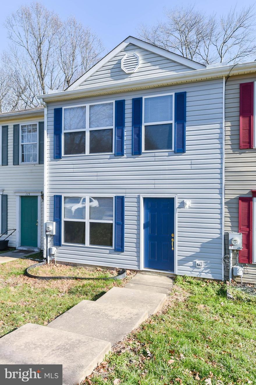 Don't miss out on this renovated townhome with brand new heat pump installed December 2018!  All new paint, new laminate floors on main level, new carpet on stairs and second floor with new cermamic tile in the full bath. This home features main floor laundry with three bedrooms and 1 1/2 bathrooms backing to woods.  New front door with new windows and siding on the front as well! Entire back of house has been pressure washed December 2018. Easy access to Rt. 40 & I-95, close to town, marina's, and schools.