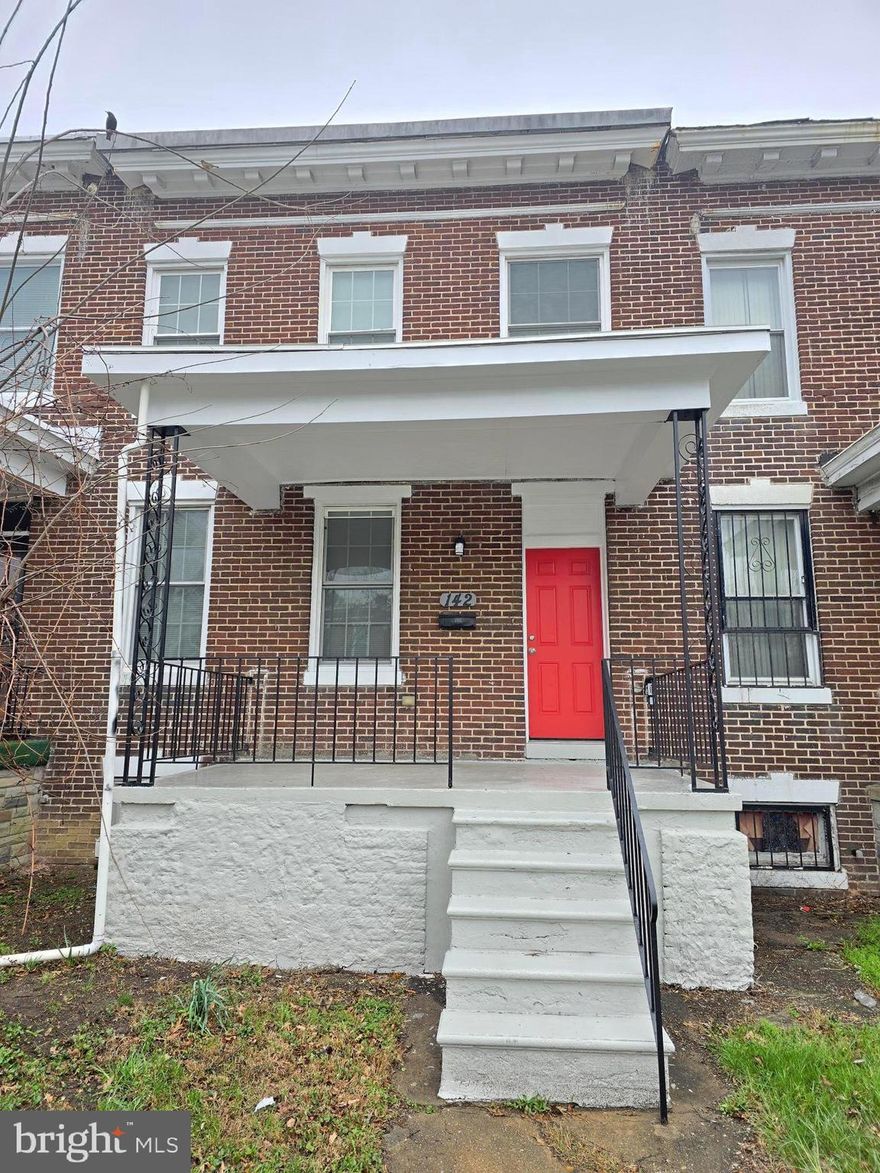Welcome to this charming 3-bedroom with den, 1-bathroom home located in West Baltimore, MD. This cozy house features wall-to-wall carpeting, central air, stainless steel appliances, and central heat to keep you comfortable year-round. Enjoy relaxing on the covered front porch or cooking in the updated kitchen with a stainless steel refrigerator and stove. The foyer also has ceramic tile when you first enter this beautiful home. The bathroom is beautifully tiled with ceramic tile, and the entire house has been freshly painted for a clean and modern look. Don't miss out on the opportunity to make this house your home!

Application Qualifications: Minimum monthly income 3 times the tenant’s portion of the monthly rent, acceptable rental history, credit history and criminal history, which all must be verifiable. The application fee is $42 per adult which is non-refundable. They must submit their two most recent pay-stubs along with picture I.D.