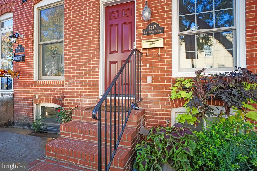 Nestled in the heart of historic Federal Hill, this charming 1860 townhouse offers a perfect blend of traditional architecture and modern convenience. The exterior features a stunning roof deck, providing breathtaking views of the Domino Sugar sign, the downtown skyline, and the Inner Harbor--ideal for entertaining or simply unwinding after a long day. Step inside to discover a thoughtfully designed interior that boasts two spacious bedrooms and two full bathrooms, ensuring comfort and privacy. The kitchen is a culinary delight, equipped with high-end appliances that include a built-in microwave, range, refrigerator, and dishwasher (all less than five years old). Other recent updates include a newly resealed roof, a new electric panel and service upgrade, and new exterior doors. The convenience of a front-loading washer and dryer on the upper floor adds to the home's appeal. The urban location is unbeatable, with commuter rail, light rail, water taxi, and bus lines just a short walk away. For those who travel frequently, the airport is conveniently located about ten miles from your doorstep. Local shops, restaurants, and parks are just around the corner. Enjoy leisurely strolls along the waterfront or take advantage of the nearby amenities that make this area a true gem. This property is not just a home; it's a lifestyle. Experience the charm of Federal Hill and make this exquisite townhouse your own!