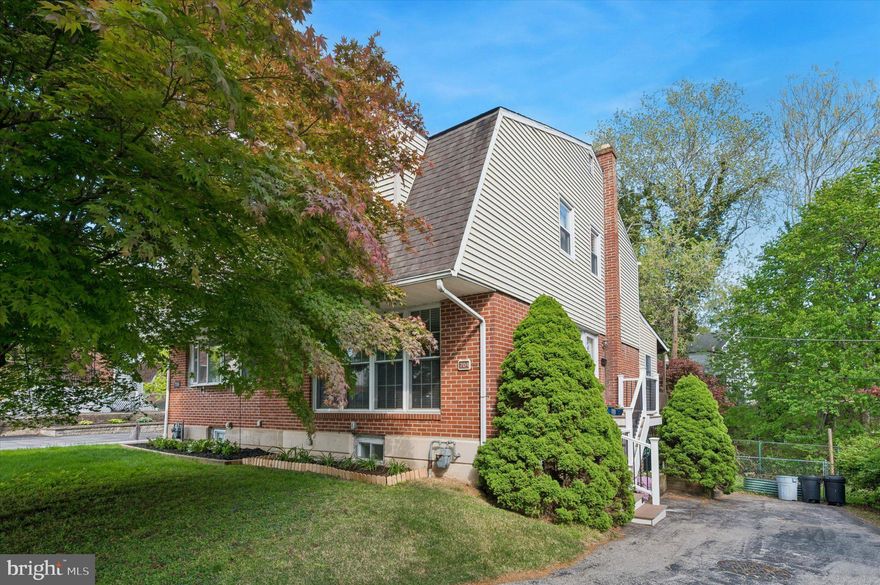 Discover the charm of this 3 bedroom, 1.5 bathroom Twin home in a cul-de-sac of the desirable Swarthmorewood neighborhood. Step inside to find an inviting interior, beginning in the sunny sitting room with exposed brick wall and large window providing plentiful natural light. The heart of the home includes the galley kitchen, adjacent dining area, and family room with sliding glass door to the deck for al fresco dining and lounging. Upstairs, there are 3 bedrooms with ceiling fans and updated hall bathroom. The partially finished basement provides additional usable space and convenient laundry access; walkout to the patio and fenced rear yard, perfect for outdoor entertaining or simply enjoying nature. The lot backs to trees, offering a peaceful backdrop for your daily life. Parking is a breeze with a shared driveway accommodating two vehicles. Don't miss the opportunity to make this delightful property your own! Schedule a showing today and envision your future in this inviting space!