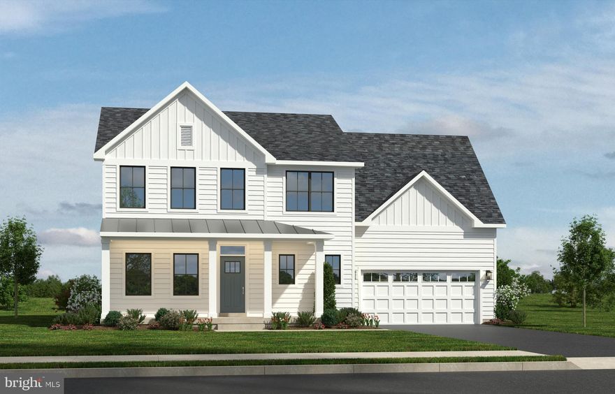 To be built Powell Single Family Home  at Heritage Woods.  Remember how proud you felt when your kid finally learned how to ride a bike? That sense of triumph. We designed The Powell to capture that feeling of pride and accomplishment, after all, we could all use a bit more of that in our lives, right? With The Powell, we have created the stage where the best version of your family's story can take place. It starts by pulling into the driveway which is about to become your favorite part of the day. Not only did we turn up the curb appeal, The Powell also offers a charming front porch for keeping your package's and guest's dry. Pulling into your attached garage that's right, you are  not getting wet either. You will l arrive through the family entry. This clever feature keeps the chaos of soccer cleats, muddy paws and backpacks from taking over your home. Next stop, the heart of the home, an open, first-floor living space designed for how todays families live. We get it., you have your hands full. That is why you can prep dinner at the kitchen island while keeping an eye on the homework getting done in the family room. And why we put the laundry room on the same floor as the bedrooms. Speaking of bedrooms, imagine a world with less squabbling. In The Powell, everyone has their own bedroom with access to the hallway bath. And since these floor plans have up to five bedrooms, Aunt Gertrude will not have to sleep on the couch next Thanksgiving. We saved the best for you, the primary bedroom. This spacious sanctuary, with two walk-in closets, has a bathroom so big you can do pirouettes while brushing your teeth. Finally, there is a lower level for those hobbies to come to life. Yoga studio? Sure. Game room? Yep. Sleepover central? Of course! Imagine the best version of your life, and The Powell is here to help make it happen. The layout is so thoughtfully designed; every room feels like it has a sense of purpose. Lauren R., Powell owner.    Commuting to work? US 301, US 50 and Rt-2 are all within minutes of the community, making commuting a breeze.   Other floor plans and homesites are available.  Photos are representative. Other floor plans and homesites are available.   Photos are representative.   By appointment only.