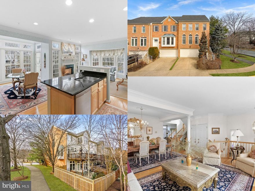 Location is unmatched directly across the street from The Boro. This gorgeous end unit townhome offers an exceptional combination of space, walkability, and convenience in the heart of Tysons Corner. Featuring a true two car garage and bump outs on all three levels, this home provides outstanding square footage and abundant natural light rarely found this close to Metro, dining, and shopping.

The home is offered furnished or unfurnished, allowing for a seamless move in or the opportunity to personalize to your own style. A thoughtfully designed floor plan and extensive storage upgrades make this residence ideal for modern living.

The upper level features three spacious bedrooms, while the walkout lower level includes a full bathroom and offers the flexibility for a potential fourth bedroom, guest suite, home office, or recreation space. With three and a half bathrooms total, the layout easily accommodates everyday living and entertaining. Every closet throughout the home has been professionally customized to maximize storage and organization.
Recent improvements include a New Roof installed in 2020, a New Fully Fenced yard completed in 2023, and New Insulated Garage Doors. The fenced yard offers privacy and functionality while maintaining low maintenance outdoor living.

Enjoy walkable access to The Boro, the Greensboro & Spring Hill Metro Stations, restaurants, shopping, and entertainment, along with effortless commuting to Washington, Tysons Corner, and surrounding areas via Route 7, I 495, and the Dulles Toll Road. This prime location delivers unmatched connectivity while maintaining the comfort and privacy of townhome living.

A rare opportunity to own a spacious, updated end unit townhome in one of Northern Virginia’s most desirable and commuter friendly locations. Welcome Home!!