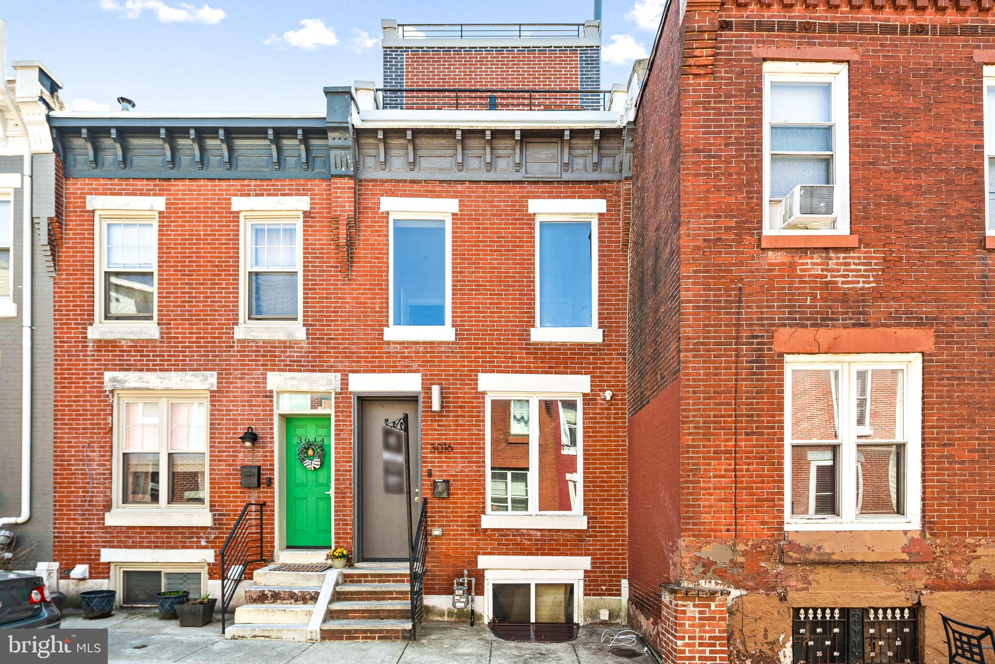 Welcome to 3016 Baltz - your new home in the heart of Brewerytown! This 3 bed, 2.5 bath - roughly 1,800 sq. ft townhome offers hardwood floors throughout, a finished basement, 3 outdoor spaces including 2 Roof Decks!
As you enter, you’ll be welcomed into an inviting living room with an Open Floor Concept flowing through to the dining room and kitchen. Off the kitchen is a backyard perfect for grilling/entertaining. The kitchen includes stainless steel appliances, granite countertops and shaker cabinets. Off the dining space, there is a stairwell leading to the finished lower level which offers a half bathroom and a laundry closet with stacked washer and dryer. The finished basement is a functional living space for whatever your needs require - a 2nd living room, playroom and offers enough privacy for an extra bedroom.
Heading back upstairs and proceeding to the 2nd floor, this level has two great sized bedrooms - big enough for queen bed frames, each with ample closet space and natural light. There is a full bath in between, creating great privacy/separation from each room. The third floor is a dedicated primary suite, boasting a large bedroom, complete with a walk-in closet, full bath with dual sinks and oversized frameless glass shower, and a private balcony overlooking Baltz st - perfect for some quiet time in the morning or evening!
The final set of stairs spirals up to the furnished roof deck, offering plenty of space for entertaining with the Philadelphia Skyline as your view! 3016 Baltz St is located just off Girard Ave in the heart of the Brewerytown neighborhood of Philadelphia. Highlights of the neighborhood include ALDI, close proximity to the Philadelphia Zoo, Kelly Drive, Fairmount Park, and lots of great local favorites such as: Rybrew, Otto’s Taproom, Green Eggs Cafe, iMunch, Spot Gourmet Burgers and much more!
Please note: Buyer and Buyer’s agent to verify taxes/square footage. 2 Years remaining on the Tax Abatement