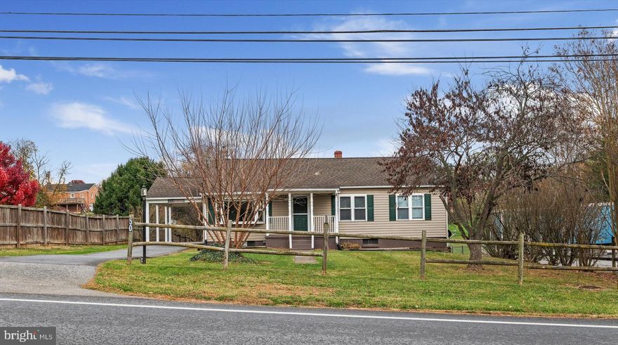 3-bedroom, 1 full bath rancher located within a mile to exits for major commuter routes to MD & VA. Great location off of Jefferson Ave in Charles Town, WV. Fully fenced property with large front and rear yards. Hardwood floors run throughout the living room and all 3 nicely sized bedrooms. There is an eat-in kitchen with vinyl flooring and access to the back yard. The full bath offers a tub/shower combo. The basement is unfinished, but improved so you can finish it off with less work to be done for more finished living space. Come see this affordable one-level living home while it lasts!