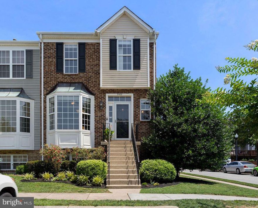 Beautiful 4-bed, 3.5-bath end-unit townhouse nestled in the Knolls of Crofton Village with an entertainers outdoor space and upgrades galore! Gleaming hardwood floors (2021) welcome you to this bright and airy home. Spacious kitchen with newer stainless steel refrigerator (2021), gorgeous white cabinetry, subway tile backsplash, and pass-through window into open living and dining area with contemporary chandelier. Enjoy your morning coffee in the breakfast nook with bay window or step outside via French doors to the large rear deck, perfect for hosting summer BBQs. Convenient main-level powder room. When ready to unwind take the stairs with newly installed hardwood flooring (2021) to the large owner's suite boasting vaulted ceiling, walk-in closet and access to private balcony is the ideal place for evening relaxation. The spa-like en-suite owner's bath boasts dual sink vanity, tiled floor, soaking tub and tiled stand-up shower. Two additional spacious bedrooms and an additional upgraded (2019) full bath complete the upper level. Cozy up by the gas-burning fireplace in the newly carpeted (2022) lower level multi-purpose room, extra storage space and beautifully renovated full-bath (2022) is the perfect layout for an in-law suite, au pair bedroom, or in-home office with rec room. Enjoy the expansive outdoor living and entertainment space with large deck and extended fenced patio offering plenty of options for creating an outdoor oasis. Two assigned parking spots convey. Low HOA fee offers access to pools, tennis courts, rec area, tot lot and walking trails. Just one mile to Waugh Chapel Towne Centre with Target, Wegmans, Starbucks, Crumbl Cookies and countless dining and shopping options. Easy access to Highway 3. Nantucket ES, Crofton MS and Arundel HS district. Don't miss this rare find!