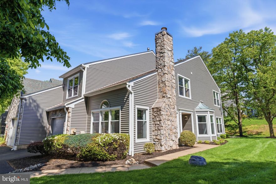 Location, location, location! This Newtown Gate end unit townhome is literally steps away from Historic Newtown's State Street and also in the award winning Council Rock School District! So many upgrades with approx 2300square feet of living space! A bright entry foyer overlooks the large family room with vaulted ceiling and gas log fireplace; off of the hallway is the spacious eat in kitchen with beautiful bay window eating area; a formal dining and living room complete the first level along with powder room and interior access to the one car garage (two car off street parking in addition to garage) ; the living room features a sliding door to the rear expanded custom patio (2024) overlooking the private rear yard; the second floor features a huge master suite with two walk in closets and full bath with tub and a separate stall shower; two other spacious bedrooms, a full hall bath and laundry closet complete the second floor; the recent upgrades include: 2021: Roof, washer and dryer, H/W heater, refrigerator, attic fan, custom recessed LED smart lighting, interior painted including trim ceilings, closets and garage, garage door opener with battery backup and internet connectivity; 2024: siding (with new weather wrap and added exterior insulation) along with gutters and gutter guards and custom landscaping, 2026: radon system along with gas range, dishwasher, and microwave; (refrigerator, dishwasher, washer and dryer are LG smart appliances which can be monitored and controlled by phone; exterior lighting, common area lights and primary bedroom lights are on a Lutron Caseta smart lighting system and can be controlled remotely; on top of all that this home offers is it's proximity to I-95, shopping (right across the bypass), and Tyler State Park and Core Creek County Parks