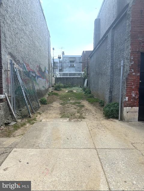 Vacant Land For Sale - 624 Mountain Street<br/> PHILADELPHIA, PA 19148