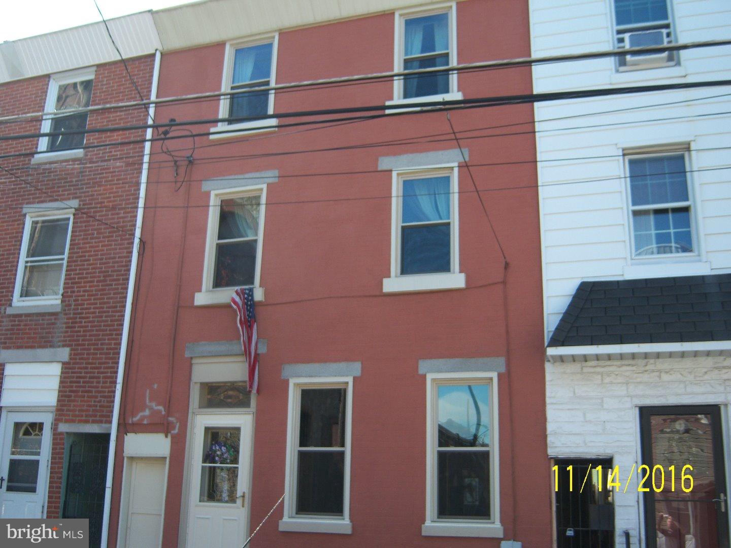 Large unique three story home is Fishtown. Large master bathroom on 2nd floor with stall shower and bathtub. Third floor has two B/R. Large eat in kitchen with bonus room that leads to the back yard. Central A/C and newer windows as well.