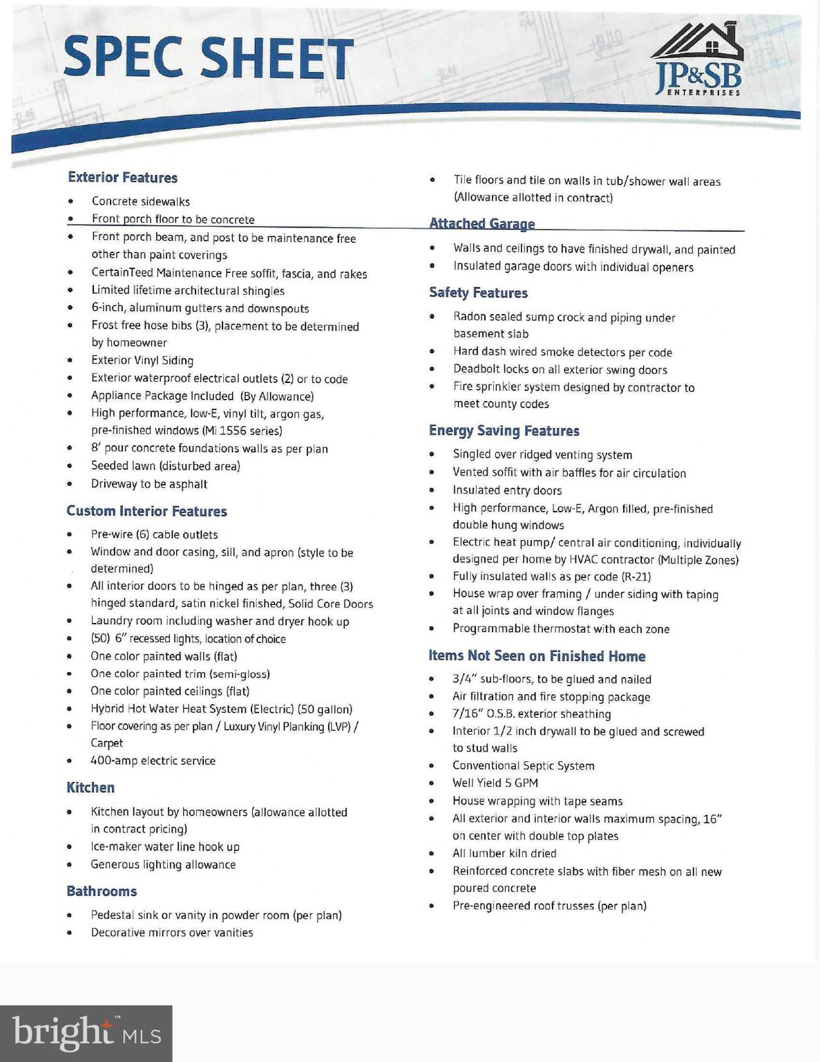 NONE AVAILABLE - Residential