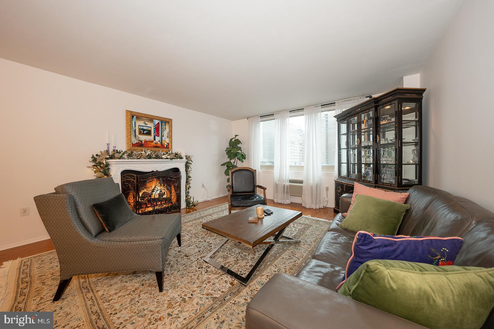 Welcome to the William Penn House in desirable Rittenhouse Square. This southside, 825 sq ft one bedroom, one full bath unit with laundry is move-in ready! The galley kitchen offers lots of storage and workspace. There is a good-sized bedroom with ample closet space. An updated full-hall bath and additional storage complete this unit. This building features 24-hour Security and Doorman, On-Site Management and Maintenance, and a Rooftop Pool with fantastic city views. On-premise VALET Parking is available for 100 per month for one car. THE MONTHLY FEE INCLUDES ALMOST EVERYTHING: All Utilities including electric, heat, air conditioning, water & basic cable, All Real Estate Taxes & Maintenance Package. This unit has an abundance of closet space & newer windows. This spectacular building has NEVER HAD AN ASSESSMENT! Nominal real estate transfer tax & no title insurance required. Experience the ability to walk out your door to first-class, 4-star restaurants, fabulous shopping & all the conveniences of this sought-after neighborhood. Walk score is a 98! One time admin fee paid at closing.
