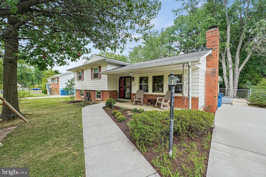 Charming and cheery detached home in Sterling Park! First time on the market in 38 years. Current owners purchased this dear home in 1985 with two children in tow. Less than a week later, they added a third. Over the years, four more would join them. As their family grew, the owners built a fantastic addition off of the kitchen and living room with a spacious multi-purpose room and a handy loft. In the past several years, they have made other significant improvements to the house, including, completely renovating the primary and upper hall bathrooms, a total update to the kitchen including, flooring, cabinets, counter tops, sink, and all appliances. Just this year they replaced the lower level wood paneling with drywall, replaced all closet doors, had the entire house professionally painted, and much more. (Complete list of upgrades with dates below.) Now it is time for the next owner to take over, live in and love the property! Large front and fully fenced backyards. Handy storage shed and playground convey. 

Home is conveniently located in Sterling Park - just minutes from... everything! Private backyard backs to wooded open space providing tons of privacy. Less than five miles to Dulles Airport, Approximately five miles to the nearest Metro Station. The home is both convenient and yet located on a quiet and peaceful street. Come see for yourself!

Roof replaced 2013
Primary HVAC Replaced 2018
Concrete Driveway Replaced 2019
Kitchen & Living Room Remodeled 2019
Heatpumps for addition replaced 2019
Anderson Windows Installed 2020