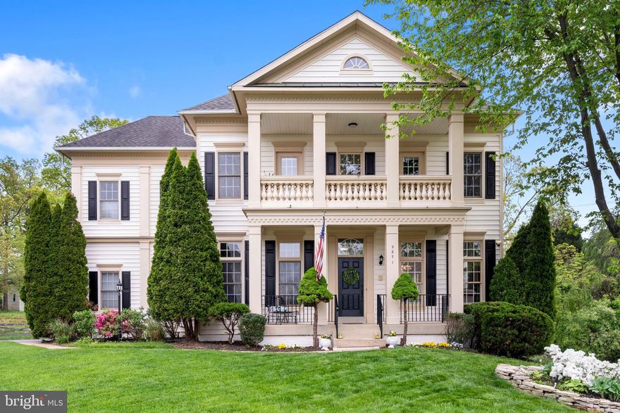 Brimming with southern architectural influences, this Sumner Lake home, with second-row lake views, is sited on over a half acre premium lot with private pool. Feel the welcoming approach to the property via the long side driveway, the expansive front lawn and the striking architecture of the classic front colonnade with symmetric pillars, full front covered Portico and upper covered Balcony. Inside, the living areas are designated by columns and open knee walls, highlighted by high ceilings and a multitude of large transom windows. This layout offers a sense of spaciousness and quality natural light not seen in traditional colonials. Easy daily living flows through to the thoughtfully designed Kitchen, Family Room and Sun Room—where the real living happens. The Kitchen features a center island with cooktop and bar seating and adjacent Breakfast nook. The convenient Butlers Pantry helps with hosting duties. Delightful Morning/Sun Room is hugged by transom windows for great views of the pool area. Upstairs, there is a separate level with a Bedroom Suite, so ideal for guests, in-laws or teen privacy. Three additional Bedrooms share a full Bath off the hardwood upper landing. The two front bedrooms enjoy Balcony access with lake views. In the rear is the resplendent Primary Suite, topped by a tray ceiling and highlighted by the 2-sided gas fireplace to adjacent Sitting Room. Dressing area with two walk-in closets. Bath offers dual vanities that flank the deep cornered soaking tub. Finished Lower Level expands the fun! Massive Recreation Room, with refreshment center built-ins, allows for easy party overflow for games, fitness and TV/media enjoyment. Lots of Flex space for hobbies/crafts, play space and more. Basement complete with Bath (new walk-in shower), Den/Office and French door double-wide walk-up egress to Back Yard. After touring the inside, the outside will not disappoint! Refresh sun-filled days and moon-lit evenings enjoying this outdoor retreat.  Sun Deck leads to the in-ground pool area enclosed by decorative iron fencing. This premium lot is the LARGEST RESIDENTIAL LOT in the neighborhood and is bordered on one side by open common area. The Sumner Lake community is a special enclave of homes that surround its namesake; a large lake with fountain features affording serene views from the walking path that encircles it. Historic Old Town Manassas is close by offering dynamic shops and dining, a VRE station plus museums, art galleries and public events/festivals.  Manassas proper is a bustling NOVA suburb with retail centers, a public water park and quick access to commuter routes into Washington DC.