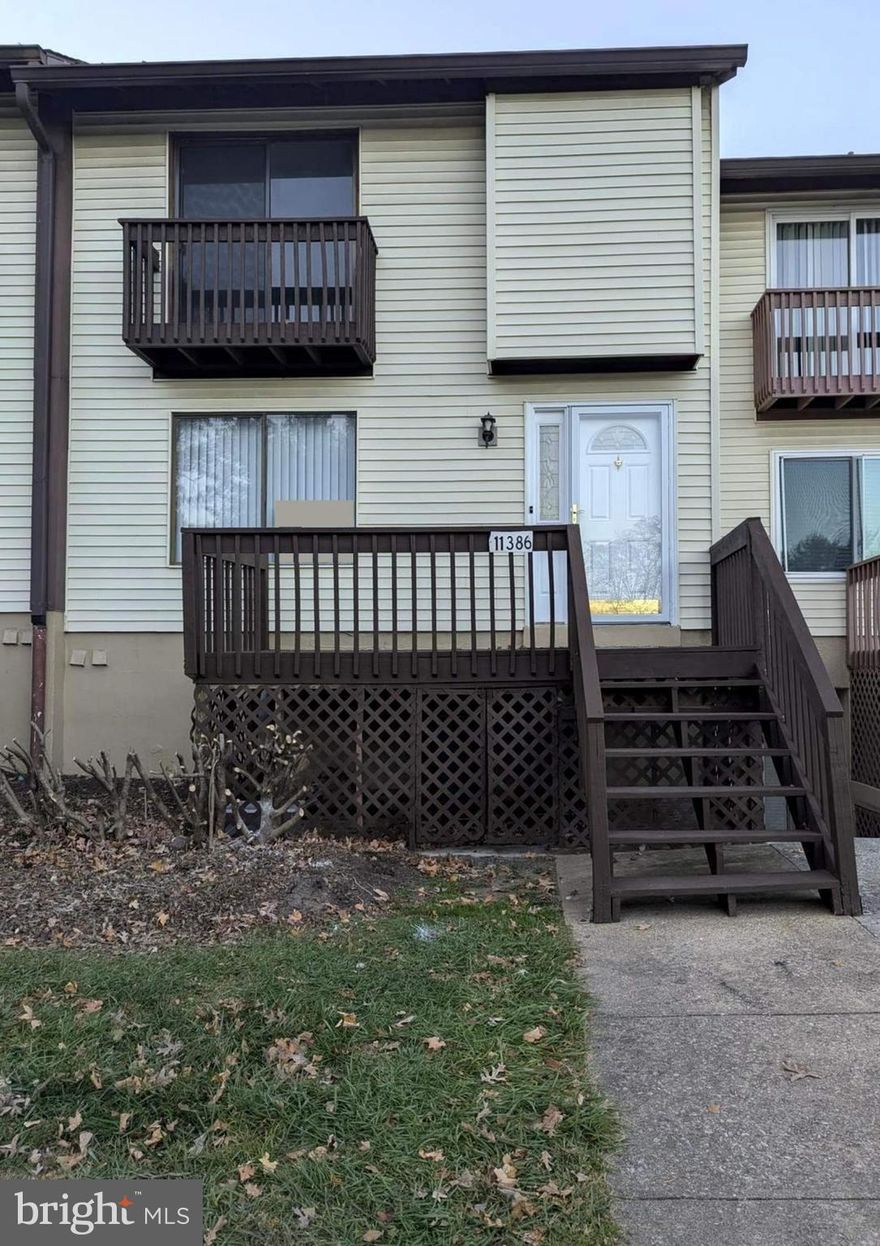 Pending Release. Newly refreshed with upper level washer and dryer,  a new kitchen cooktop stove, new ceiling fan with a remote in the dining area, refreshed kitchen cabinets, marble top vanity and more.  This refreshed unit two level condominium features three bedrooms, one full bathroom, one half bathroom (powder room), new carpet on upper level,  bedroom level washer and dryer, a front porch,  a rear deck, parking and a home warranty.