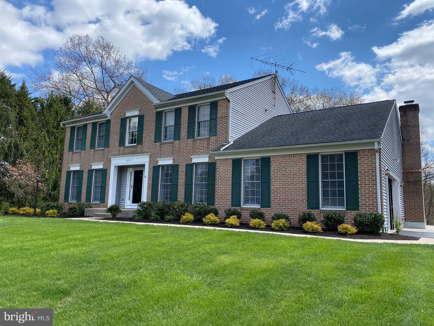 Park-like setting in Hunt Ridge North!  Spread out in this spacious Colonial located at the end of a cul de sac. Rear yard offers the perfect mix of open, flat space and private woods which can be admired through any of the rear picture windows across the back.  Enjoy reading on the deck or host neighborhood friends for a BBQ.  Updated eat-in kitchen opens to breakfast and family rooms - true open concept in the areas you prefer.  First floor laundry and office makes for convenient living.  Finished lower level with full bathroom and space no matter what your recreational needs: exercise room/play room, built-in bar and workshop. Extra wide driveway in addition to 2 car side load garage makes for great  play space or teenage drivers! This home's floorplan is among the largest in the community, is convenient to I83 and in the sought after Hereford Zone School District.  Price reflects the need to finish the master bathroom. Bring your vision and purchase at a value price!