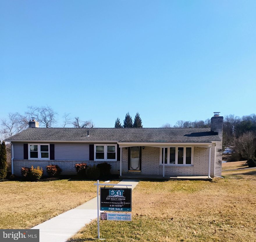 Cute and cozy rancher with 3 bedrooms, 2.5 baths located on a little over a half acre on a quiet court. Private setting yet minutes from Westminster and 795. Lovingly cared for with upgrades over the years including  recently replaced roof, windows and doors. Newer water heater, water softener and stainless steel appliances  Lower level  currently being utilized as a master suite with a full bath and huge walk in closet. Private walk out basement.
Large deck off the rear of the house leads to a spacious .63 acre lot featuring  established greenery and koi pond as well as 2 large storage sheds.
Shows well and wont last long!