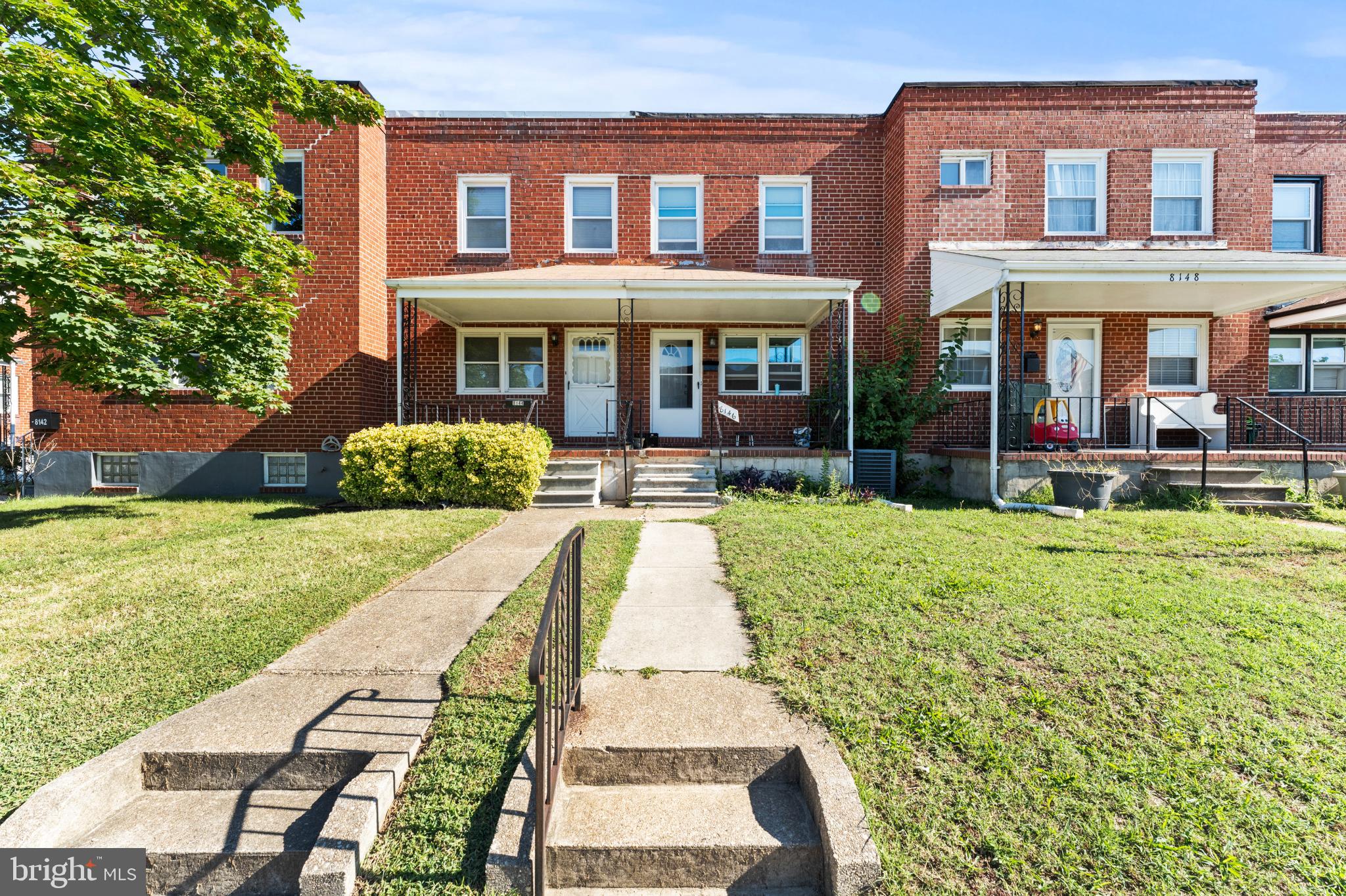 Don’t miss this wonderful opportunity to own an updated brick porch-front townhome in the sought-after Gray Haven community. Step inside to find warm wood wall accents and comfortable carpet flooring that flow seamlessly from the living room into the spacious primary bedroom. The upper level offers a full bath and two additional bedrooms, while the finished lower level features a laundry area and a bright eat-in kitchen complete with cherry cabinets and white appliances.
Enjoy outdoor living in the large fenced backyard—perfect for gatherings, pets, or play. Ideally located within walking distance to Bear Creek Park and just minutes from Weis Market, Walmart Supercenter, local piers, and beaches, this home offers convenience and charm in one package.