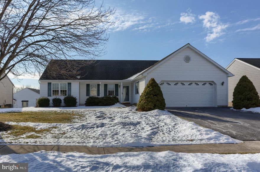 This charming ranch-style residence, built in 2004, offers a perfect blend of comfort and convenience in this thoughtfully designed living space. Say yes to a whole new lifestyle in Arbor Gate 55+ Community.  Step inside to discover a warm and inviting atmosphere, highlighted by an open floor plan that seamlessly connects the living, dining, and kitchen areas. The spacious kitchen boasts an eat-in area, a pantry, and modern appliances, including a built-in microwave, dishwasher, and electric oven. Be sure not to miss the hidden pull-out trash cabinet, pull-out shelving, and deep base cabinet drawers by the stove.  Enjoy cozy evenings by the corner gas fireplace, or unwind in the bath featuring a jetted tub or the stall shower. This home includes three generous bedrooms, with the primary suite offering a walk-in closet for all your storage needs. The main floor laundry adds to the ease of living, while recessed lighting, stained glass lighting, and ceiling fans enhance the ambiance throughout.  Just off the dining area is a sun room.  This used to be a screened-in porch.  The seller added all new windows several years ago.  This sunny room is comfortable in outdoor temps above 40 degrees.  It gets plenty of morning sun.  Are you a collector?  No need to downsize at 12 Greenbriar.  Bring all your collections to the unfinished walkout lower level.  Need room for a workshop or quilting/craft room?  Start dreaming about what you could do with this 33 x 28 space.   Outside, you'll appreciate the well-maintained grounds with sidewalks and street lights, perfect for leisurely strolls. The attached garage provides ample parking and storage, while the front, rear, and side yards offer space for gardening or relaxation.   The community amenities are truly exceptional, featuring a clubhouse, fitness room, library, billiards room, coffee shop, ensuring a vibrant lifestyle filled with activities and social opportunities. Enjoy 55+ community living in a neighborhood that offers social events, activities, security, and recreation. Enjoy economical gas heat and reasonable property taxes (currently $3,595). The monthly land lease starts at $542.76  (covers land taxes, on-site management, clubhouse, lake, sewer, trash/recycling). Call today to schedule your tour. Visit and discover why so many have decided to call Arbor Gate home.  +++ SELLER GIFT TO BUYER:  A 1 year 2-10 Home Warranty. 
 +++ See attached Home Warranty Booklet