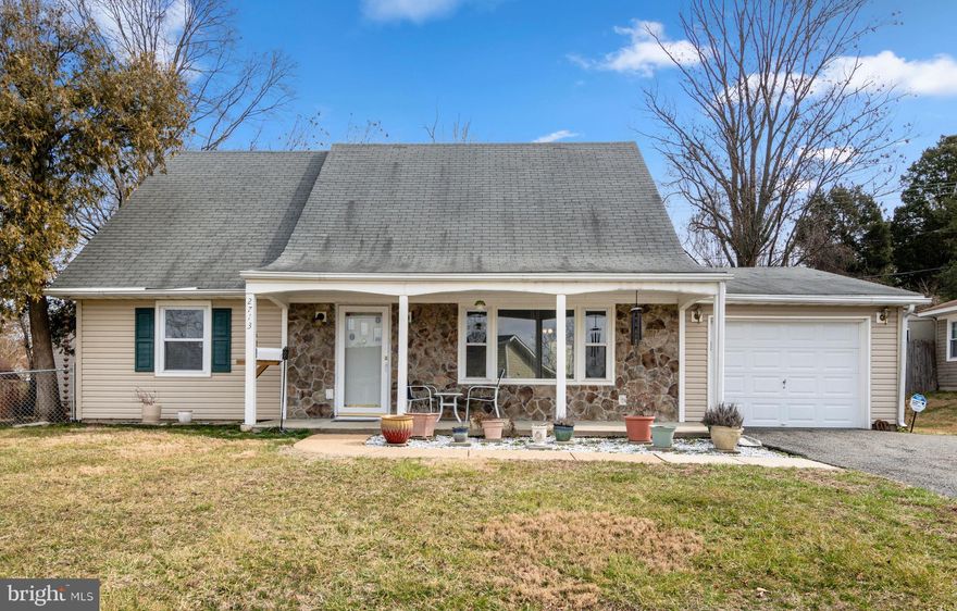 Curb appeal abounds with this charming cape with vinyl siding and stone front elevation. Updated home in popular Kenilworth at Bel Air neighborhood! Freshly painted interior in 2020! The spacious eat-in kitchen has ceramic tile flooring, maple cabinets, granite counter, and stainless steel appliances(replaced over the past 3 years)! Bathrooms have been updated too! 1/3 acre lot with greengage plum tree, sour cherry tree, raspberry, and blackberry bushes! This home also features a fenced rear yard, patio, and storage sheds. Ideally located in an established neighborhood, convenient to nearby parks and shopping - including Bowie Town Center and Bowie Marketplace. Commuters will appreciate enviable proximity to Metro, MARC, and major roads!