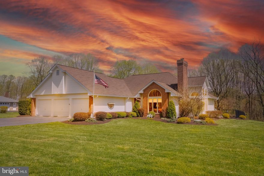 Welcome to 2511 Pinehurst Avenue in Forest Hill, Md. This gorgeous Modern style rancher is nestled on a private, meticulously maintained 2.58 acre lot near the end of the culdesac that boasts many features including 3 bedrooms with the possibility of 2 additional bedrooms in the finished basement as well as 3 full bathrooms and 1 half bathroom, and a front load attached 3 car garage. Extensive new landscaping await you outside as you take in the resort-like outdoor oasis that features a custom built 34,000 gallon heated in-ground salt water pool that was completely renovated in 2019 featuring pop-up cleaning heads. The  pool renovation also included a complete resurfacing, new tile, coping, skimmer replacement, a new  Master temp 400 btu Heater, New VFS Pentair Intelliflo pump, New filter in 2021 1,000 gal inground propane tank (owned) installed in 2020, New salt cell 2023. over-sized terraced concrete pool deck welcomes family and friends and is the perfect spot for pool parties, or your morning cup of coffee. 2 Custom built raised flower/vegetable beds are perfect for the green thumb in the family.. The sunken living room features a wood burning fireplace that is currently with a pellet stove for those cold winter nights. The kitchen opens to the breakfast area and a large family room that opens to the pool deck. The family room, dining room, and living room feature cathedral ceilings. The primary bathroom features an oversized Whirlpool soaking tub, Double bowl vanity, walk-in closet, and shower. The primary owners suite also has a walk out to the pool deck. The lower level features a large space that is currently being used as a theater room that includes a kitchenette and custom built-in shelving ideal for the book or memorabilia collector. 

Updates to this beautiful property include a finished basement, newer roof with 6" gutters with gutter guards, heat pump replaced in 2015, brand new kitchen appliances (cooktop, wall oven, dishwasher (all GE) in 2024, GE Refrigerator replaced in 2022. Also just installed new carpet/luxury vinyl tile throughout, updated bathrooms with marble and granite counters, new vanities, and tile, fresh paint throughout, well tank replaced in 2021, and well pump replaced in 2016. Active radon mitigation system exists. Large unfinished attic is the perfect additional storage space.

Schedule your private showing today!