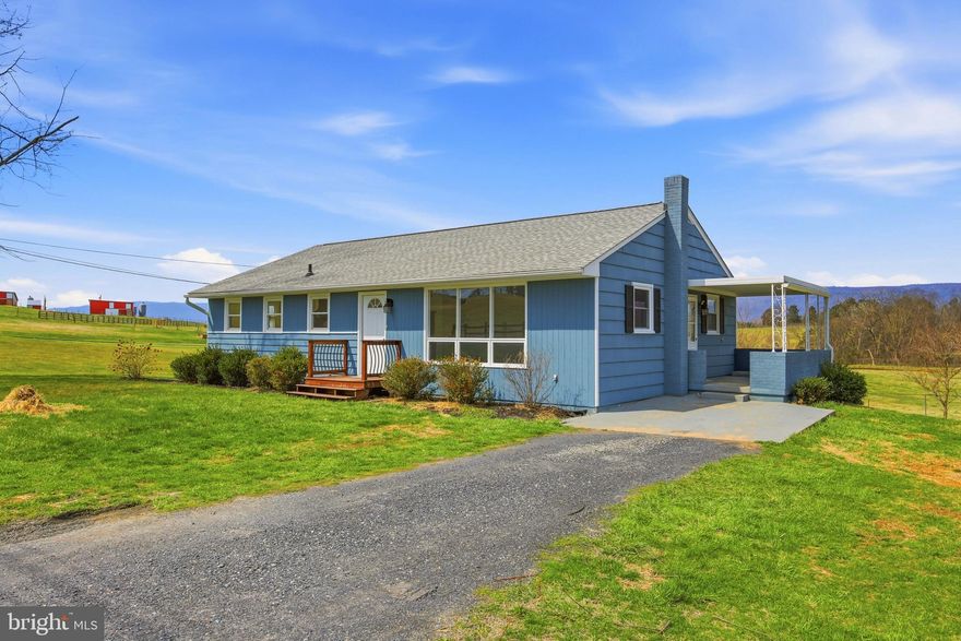 Discover this well-maintained home offering 3 bedrooms, 1.5 bathrooms, and 1,288 finished square feet of comfortable living space, plus an unfinished walkout basement with excellent potential for future expansion, additional living space, or storage.

Inside, you’ll find luxury vinyl plank flooring throughout most of the home, creating a cohesive, low-maintenance, and modern feel. The interior has been recently painted, giving the home a fresh look. The layout offers functional and comfortable living spaces with flexibility for everyday living, entertaining, or working from home.

Situated on a 0.46-acre lot, the property provides a great balance of outdoor space while remaining easy to maintain. Enjoy beautiful mountain and pasture views that create a peaceful setting, perfect for relaxing, gardening, or enjoying life in the valley.

Conveniently located just minutes from the Town of Luray, you’ll have easy access to a wide range of amenities and activities. Luray is known for its scenic beauty and outdoor recreation, including nearby hiking trails, the Shenandoah River, and local parks. The town also offers schools, shopping, dining, and multiple playgrounds, making it a great location for a variety of lifestyles, all while this home remains just outside of town limits for added flexibility.

Major updates have already been completed, providing peace of mind for the next owner. A new well and HVAC system were installed in 2018, followed by a new roof in 2021, along with an updated septic lid and riser. A new water softener and water UV light were installed in 2022. The septic system was most recently pumped in March 2025 and inspected in 2022.

With thoughtful updates, scenic views, and a desirable location, this home offers a wonderful opportunity to enjoy both comfort and convenience.