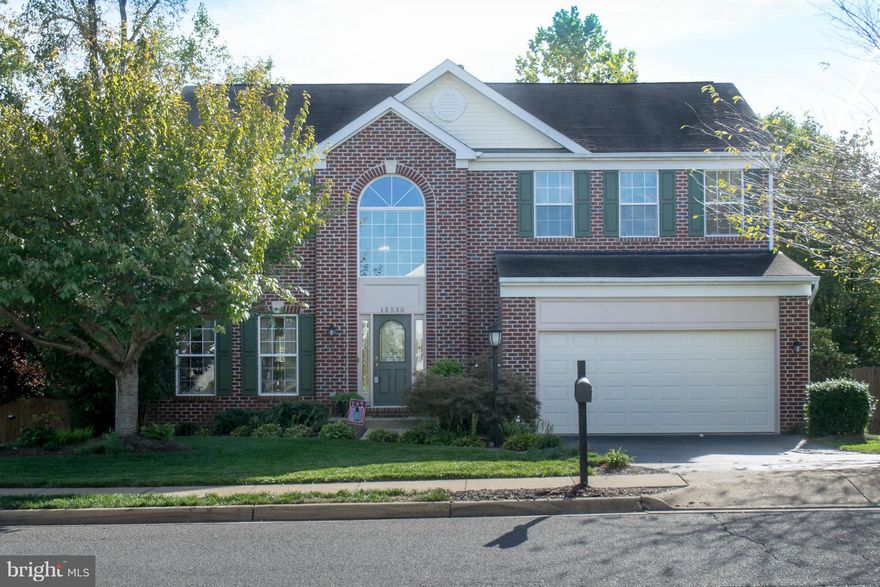 Beautiful large brick front colonial in a great community. This home has it all. Large eat-in kitchen with large island connected to family room with a cozy fireplace. Grand soaring open foyer. Amazing big master bedroom with garden bath, soak tub stand up shower & walk in closet. The back yard has a large deck w/ screened section & a large patio w/ a hot tub that conveys. HVAC replaced in 2013.