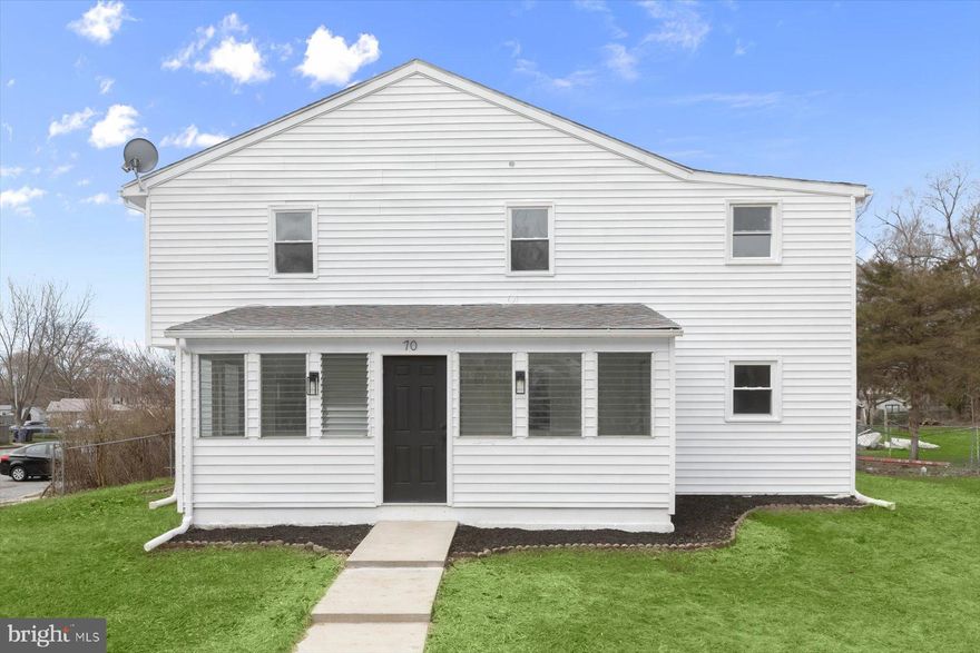 Welcome to your dream home in Elkton! This charming 3-bedroom, 1.5-bath home features an inviting enclosed front porch that leads into a bright and open living space. The main level flows seamlessly into the dining area and updated kitchen, complete with quartz countertops, premium stainless steel appliances, and custom cabinetry. A convenient half bath is also located on the main level. Upstairs, you’ll find three comfortable bedrooms and a fully renovated hall bathroom. Situated on a spacious corner lot, the home offers a large yard with plenty of room for outdoor enjoyment. Conveniently located near local shops, schools, and major commuter routes, this move-in-ready home combines modern updates with everyday convenience. Schedule your showing today! Brand New Electric Water Heater!