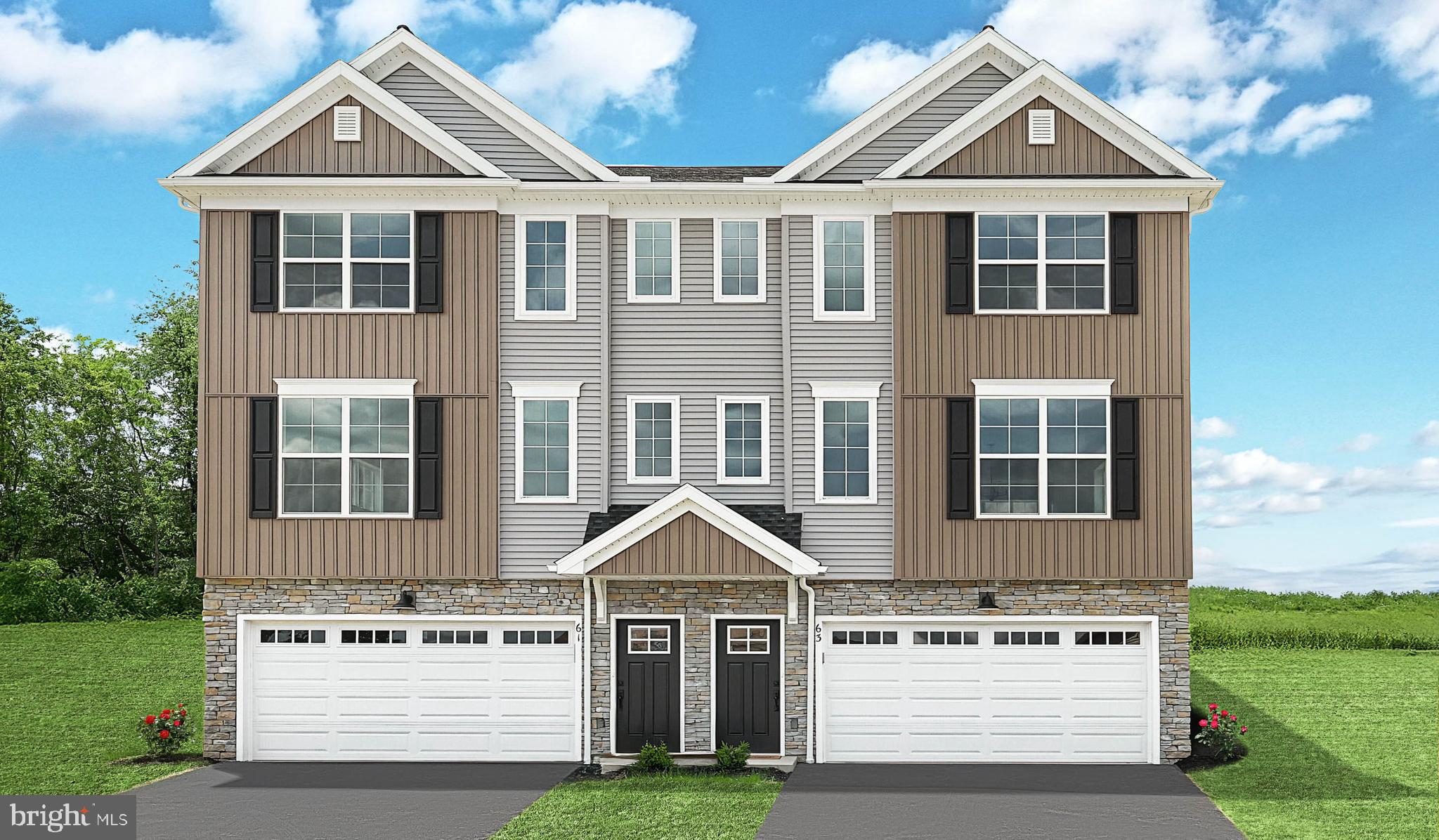 This 3-story townhome includes a 2-car garage and a patio for outdoor living. On the main level, the spacious living room opens to the dining area and kitchen. The kitchen features attractive cabinetry, quartz countertops with a tile backsplash, and stainless-steel appliances. The 2nd floor owner’s suite includes a private bathroom and an expansive closet. Adjacent to the suite are 2 additional bedrooms, a full bathroom, and a laundry closet.