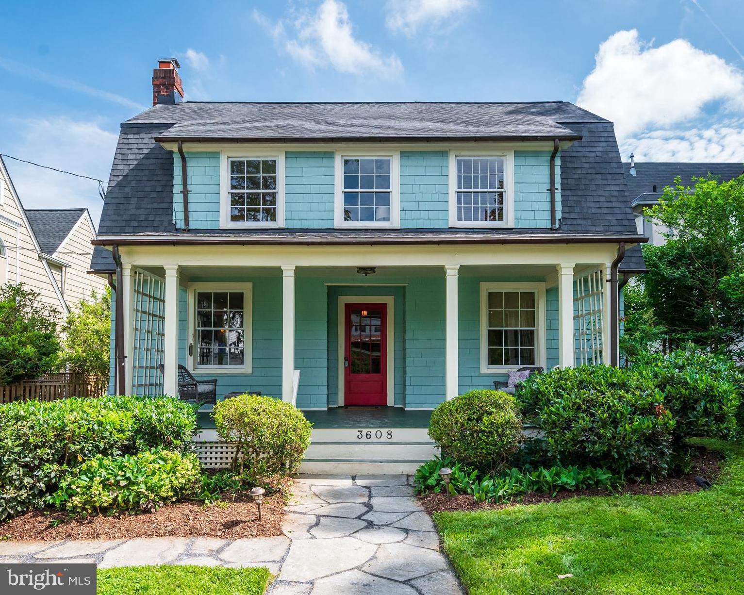This absolutely charming center hall colonial has it all. From the inviting front porch to the screened in rear porch and everything in between. You enter into the center hall with formal living room on the left and dining room on the right. The living room is framed by multiple windows, a wood burning fireplace, built in book cases and French Doors leading to the back porch. The dining room has two windows as well as a closet. The thoughtfully planned rear addition includes ; a powder room, a small butlers pantry, a large kitchen with two ovens, a cooktop, loads of cabinets and a center island with seating for two. The adjacent family room which stretches across the entire back has stunning south facing views of the gorgeous backyard. In addition there is a breakfast area, built in book case, large pantry and second access to the back porch and yard.
Upstairs there are 3 bedrooms that share a full bath PLUS a primary suite with its own full bath, two walk in closets, separate vanity all with the same stunning views as the main level.
MOVE IN AND ENJOY!