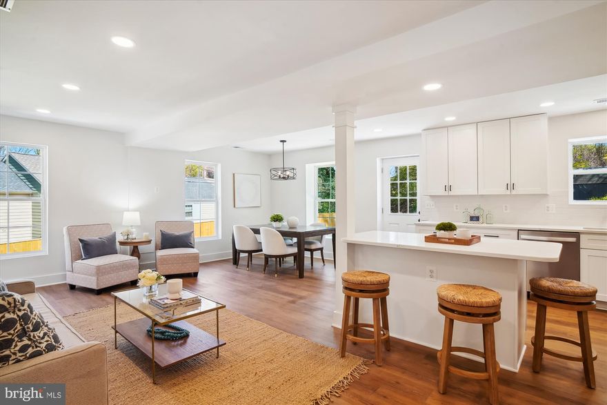 LARGE PRICE ADJUSTMENT!!!  Welcome to 10723 Shaftsbury St, located in the Walter Johnson School Cluster!
Step into charm and comfort with this beautifully renovated home, featuring a welcoming large front porch perfect for morning coffee or evening relaxation. Inside, you'll find a fresh, modern layout with a brand-new kitchen showcasing quartz countertops, new cabinetry, and stainless steel appliances—a dream for any home chef. A convenient main-level powder room adds to the home's thoughtful design.

Upstairs, enjoy three bedrooms, including a luxurious primary suite with a newly designed ensuite bath, plus a fully updated hall bathroom and laundry room.

The lower level offers a recreation room, ideal for movie nights, play space, or a home office. Step outside to a huge backyard with a patio, offering endless possibilities for entertaining, gardening, or play.

This turnkey home combines classic charm with modern updates— Situated in the sought after Walter Johnson School cluster this fabulous home is just steps away from Rock Creek Park, The Kensington Train Station, The Saturday Farmer' s Market, The Noyes Library for Young Children, The shops and restaurants of the Town of Kensington and all that living in the beautiful Town of Kensington has to offer! Don't miss the opportunity to make this home your own. Along with all of the gorgeous updates the home also has a NEW ROOF, NEW WINDOWS, NEW HVAC, NEW HOT WATER HEATER.  Schedule a showing today and envision the possibilities that await you! Come Tour!