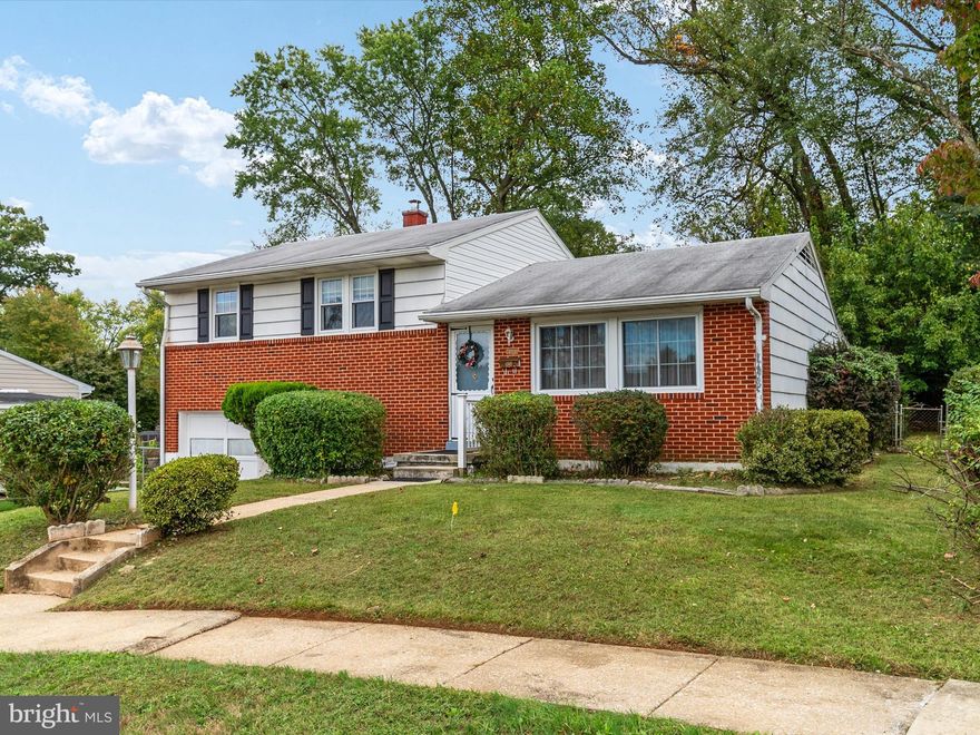 3/4 Bedroom split level on .26 acre lot in established community of Courtleigh,  While home is  priced and ready for your updates & finishes, many of the major systems have been updated including most windows 2017, gas furnace, 2014, &  air conditioning 2014,  Roof is approximately 15 years old and water heater is 1998, Hardwood floors under carpets in main level living room & upper level except tile in bath & vinyl in kitchen, living room fireplace is decorative and electric so while not attached, does convey.  Spacious kitchen flows to eat in dining room  & offers access to screened porch for outdoor eating or just relaxing and enjoying fenced rear yard that backs to trees, Upper level bedrooms are generously sized and have ceiling fans, Lower level boasts family room, half bath that offers space to extend to full bath, a room that was converted from garage many years ago that could be 4th BR, den or playroom plus utility room with washer, dryer & laundry sink.   There is a small shed to store your outside equipment. Property is located in close proximity to most major thoroughfares as well as desired services and amenities including public transportation.  Sellers have started the process of redeeming ground rent paid by seller as bonus for buyers!