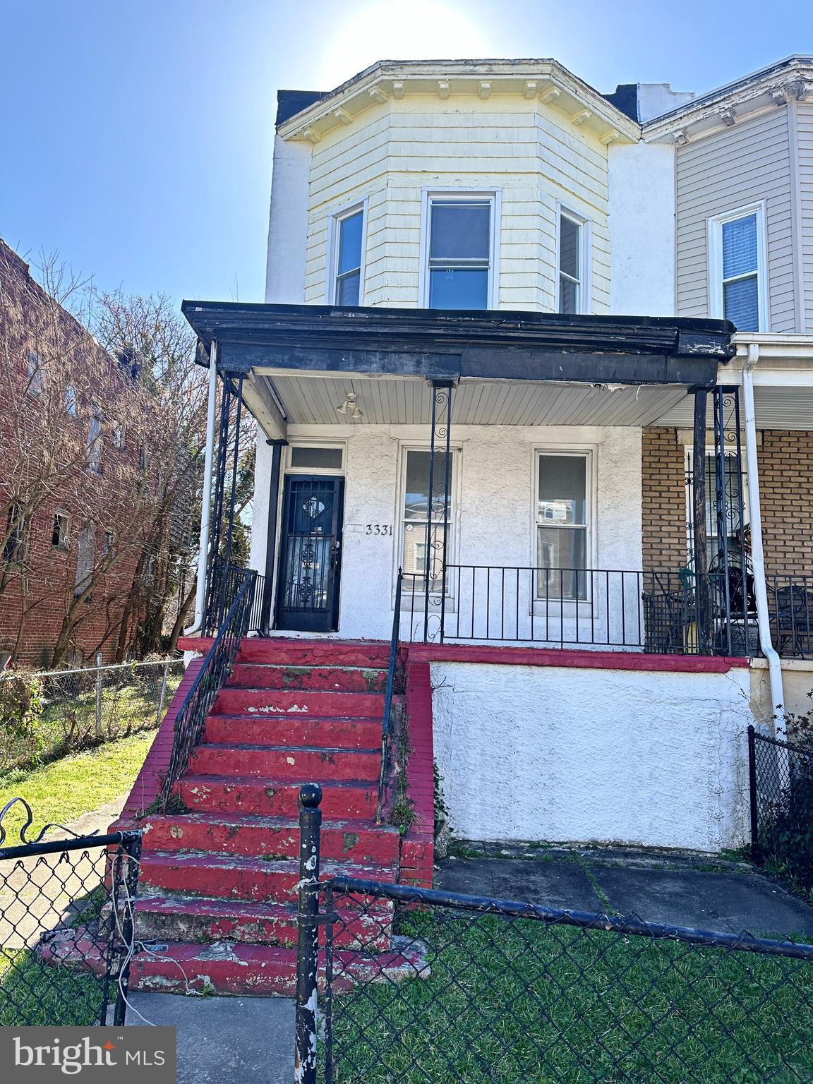 Welcome to this semi-detached home in the heart of Central Park Heights! Home features a spacious living room that leads to the separate dining area, a nice sized kitchen with tile flooring, granite countertops and wood cabinets, four well-appointed bedrooms with built-in closets and a full bath with soaking tub. The lower level has a large room that can be used as a recreation area, a half bath and a laundry room. You can relax or have outdoor fun in the rear porch or fenced backyard. A convenient location - home is walking distance to public transportation and local restaurants, and a few minutes travel to schools, hospital and major roadways.