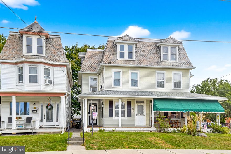 Welcome to 113 S Grant St. This 4-bedroom home offers a large wraparound porch, beautiful natural woodwork, and a newly updated kitchen with granite countertops. Located on a great street, it's just a short walk to schools, restaurants, and Market Square.  Enjoy a classic floorplan with an eat-in kitchen with an open concept, adaptable family/ foyer areas, bedrooms layouts ideal for privacy, and a partially finished basement and attic waiting for your final touches.  Book your appointment today!