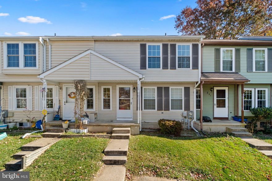 Great opportunity to purchase a home in the Greens of Westminster and create some equity. Private off-street parking, eat-in kitchen with sliders to deck and fenced in rear yard that backs to open space. Upstairs features 3 bedrooms and a full bath. Lower level offers a finished clubroom, half bath, laundry & storage area and stairs to rear yard. Water Heater replaced in 2020, Refrigerator replaced in 2018., Carpet replaced in 2018, primary bathroom tub and tile refinished/reglazed, bathroom cabinet, mirror, light fixture, sink and faucet replaced in 2018, Bilco door (cellar door) replaced in 2012, Roof replaced in 2011, All windows, including sliding door, replaced in 2011, Heat Pump, dishwasher, stove, washer, dryer last replaced in 2008.  Put your personal touches on the cosmetic updates needed and make this house your home. Property needs some painting and updates.